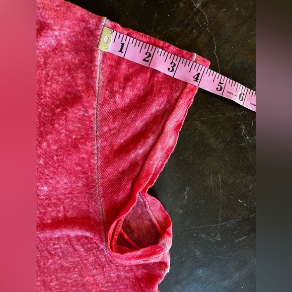 Johnny Was’ Pete & Greta Red Distressed Tunic, L - Picture 6 of 6